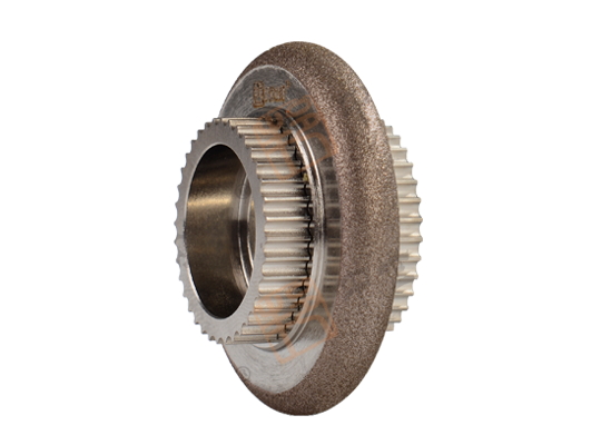 Grinding wheel for cvt pulley groove