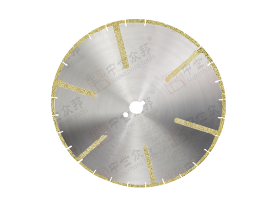Cutting blade for the turbine blade